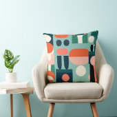 Retro Totem Geometric Pillow クッション (椅子)