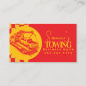 Retro Towing Services QR Code 名刺 (正面)