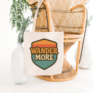 Retro Travel Badge Tote Bag Design トートバッグ