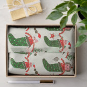 Retro Treasures Christmas Stockings 薄葉紙 (ギフト)