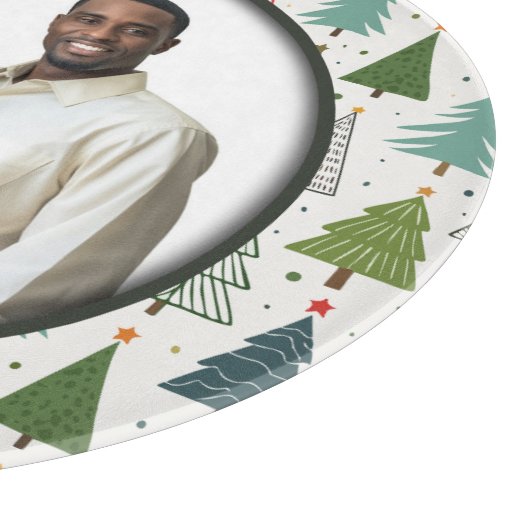 Retro Trees カッティングボード (角)