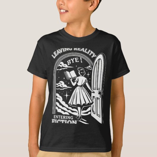 Retro Trendy Bookish Book Lover Reading Quotes Lea Tシャツ (正面)