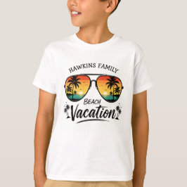 Retro Tropical Beach Vacation Graphic T-Shirt Tシャツ
