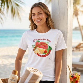 Retro Tropical Fruit T-Shirt Watermelon Pineapple  トライブレンドＴシャツ