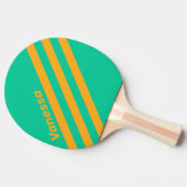 Retro Tropical Punch Angled Striping with Name 卓球ラケット (横)