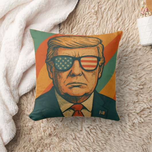 Retro Trump クッション (ブランケット)