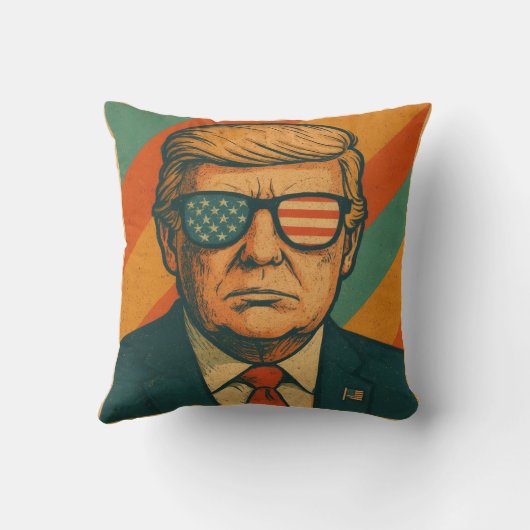 Retro Trump クッション (裏面)