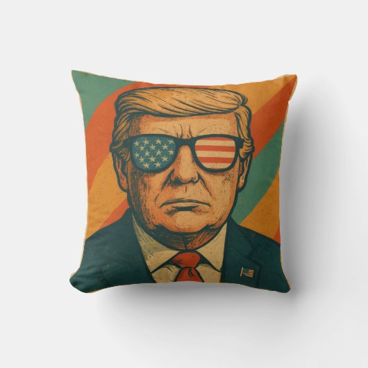 Retro Trump クッション (正面)