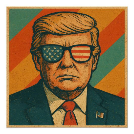 Retro Trump ポスター (正面)