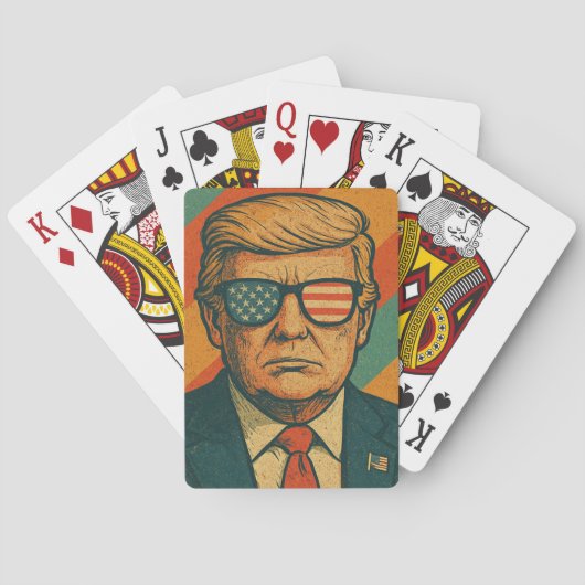 Retro Trump Playing Cards トランプ (裏面)