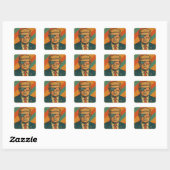 Retro Trump Sticker スクエアシール (シート)