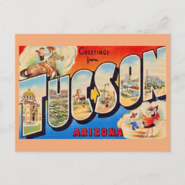 Retro Tucson Arizona Postcard ポストカード
