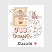  Retro “Turning Off OCD” Mental Health Awareness シール (シート)