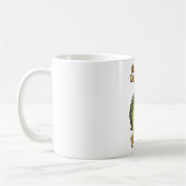 Retro Turtle Legendary Calm White Mug コーヒーマグカップ (左)
