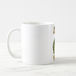 Retro Turtle Legendary Calm White Mug コーヒーマグカップ