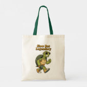 Retro Turtle Legendary Pace Canvas Tote Bag トートバッグ (裏面)