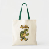 Retro Turtle Legendary Pace Canvas Tote Bag トートバッグ (正面)