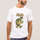 Retro Turtle Slow Legend Men’s Graphic T-Shirt Tシャツ (正面)