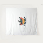 Retro Turtle T-Shirt タペストリー (正面(横))