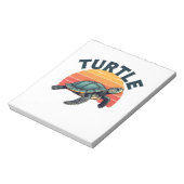Retro Turtle T-Shirt ノートパッド (回転)