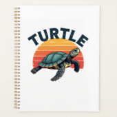 Retro Turtle T-Shirt プランナー手帳 (正面)