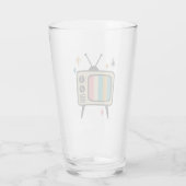 Retro TV Drinking Glass | Mid-Century Modern Atomi タンブラーグラス (裏面)