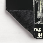 Retro T'was The tism M'lord Funny Witch Frog Graph マウスパッド (コーナー)