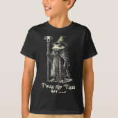 Retro T'was The tism M'lord Funny Witch Frog Graph Tシャツ (正面)