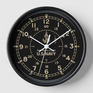 Retro U.S. NAVY Clock imitation 壁時計
