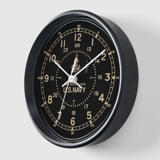 Retro U.S. NAVY Clock imitation 壁時計 (傾斜)