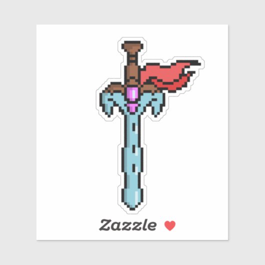 Retro Ultimate Sword Sticker シール (シート)