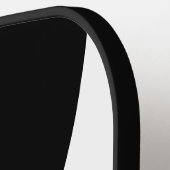 Retro Urban Zebra Circle Stripe with Name ピックルボールラケット (左詳細)