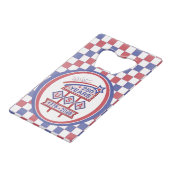 Retro USA 250th Anniversary Marquee Sign 1776-2026 クレジットカード栓抜き (正面アングル)