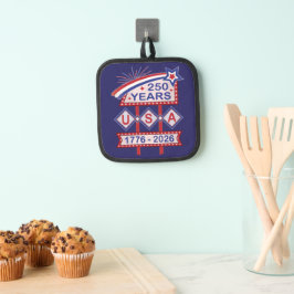 Retro USA 250th Anniversary Marquee Sign 1776-2026 鍋敷き