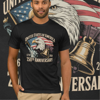 Retro USA 250th Anniversary Tシャツ