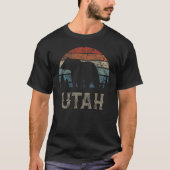 Retro Utah Beehive State National Parks Mighty 5 B Tシャツ (正面)