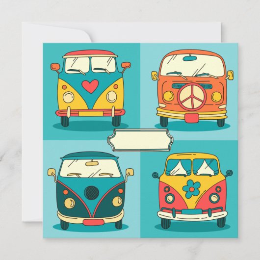 Retro Vans Holiday Card シーズンカード (正面)