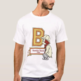 Retro Varsity Team 1926 Letter B Sports T-Shirt Tシャツ