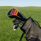 Retro VHS Across Striping with Name ゴルフヘッドカバー (インサイチュ)