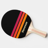 Retro VHS Across Striping with Name 卓球ラケット (横)