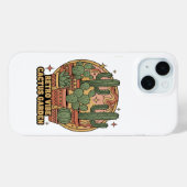 Retro Vibe Cactus Garden Case-Mate iPhoneケース (裏面 (横))
