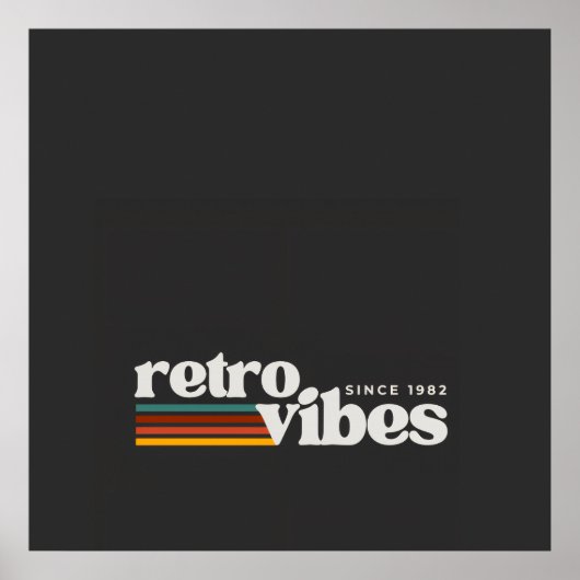 retro vibes ポスター (正面)