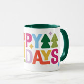 Retro Vibes Holiday Mug マグカップ (正面右)