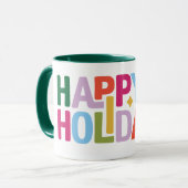 Retro Vibes Holiday Mug マグカップ (正面左)