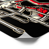 Retro Video Game Controller With Walker Funny Game ポスター (角)