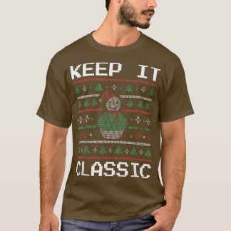 Retro Video Game Lovers Gaming Gamers Pixel Santa  Tシャツ