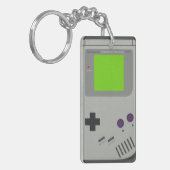 Retro Videospielkonsole キーホルダー (正面左)