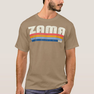 Retro Vintage 70s 80s Style Zama, Japan  Tシャツ
