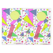 Retro Vintage 80s and 90s Style テーブルクロス (正面(横))