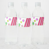 Retro Vintage 80s and 90s Style ペットボトルラベル (ボトル)